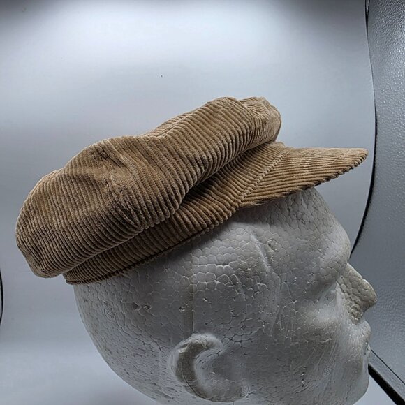 Gap Corduroy Womens Small Tan Newsboy Cap Casual Going Out Outdoors Party - Picture 4 of 9